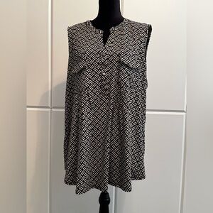 Cocomo Monochrome Patterned Women's Blouse